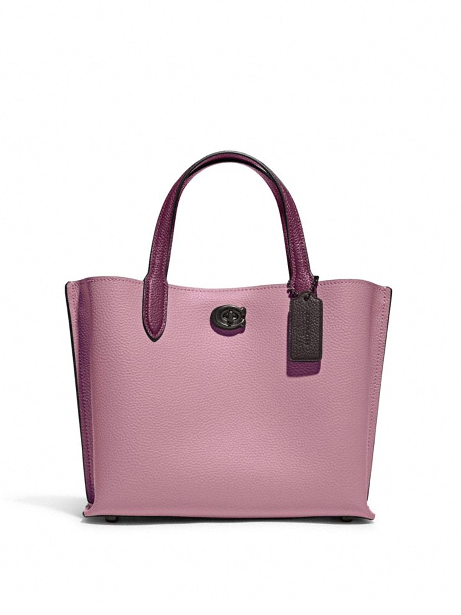 Coach Willow Tote 24 Pewter Violet Orchid Averand