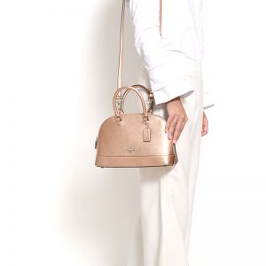 coach mini sierra rose gold