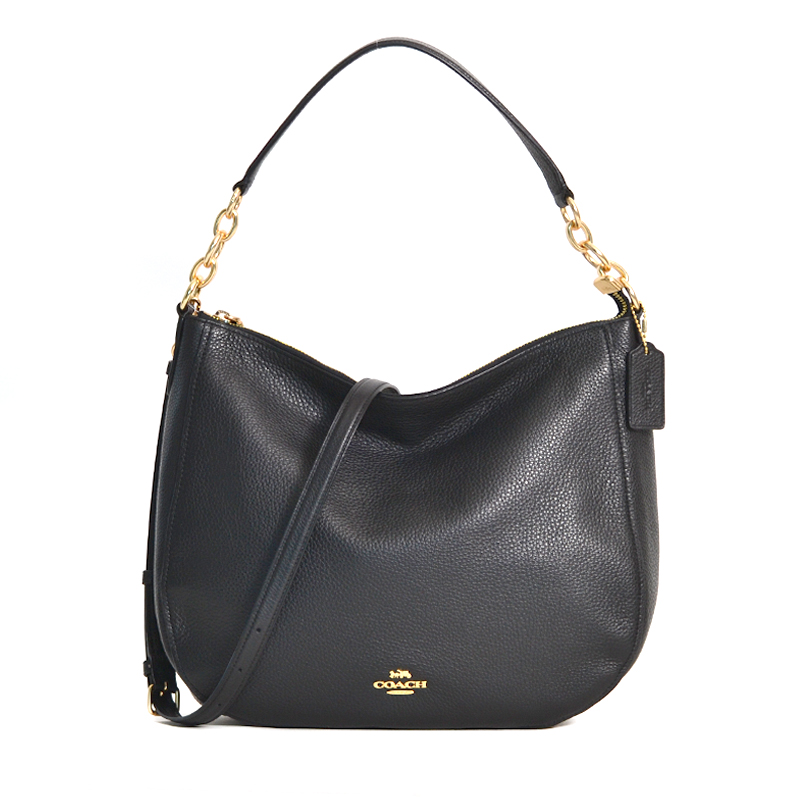 Coach Elle Hobo Gold Black - Averand