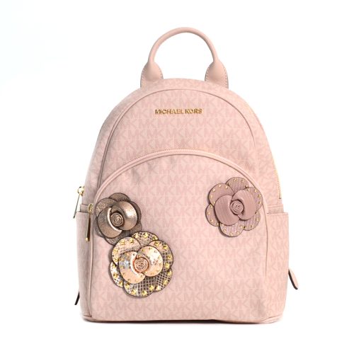 Michael kors backpack with flowers hotsell