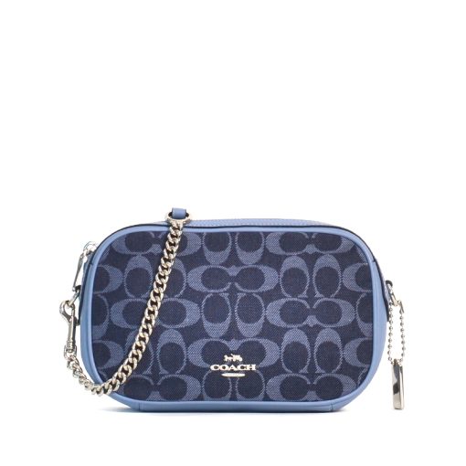 Coach Isla Chain Crossbody Denim