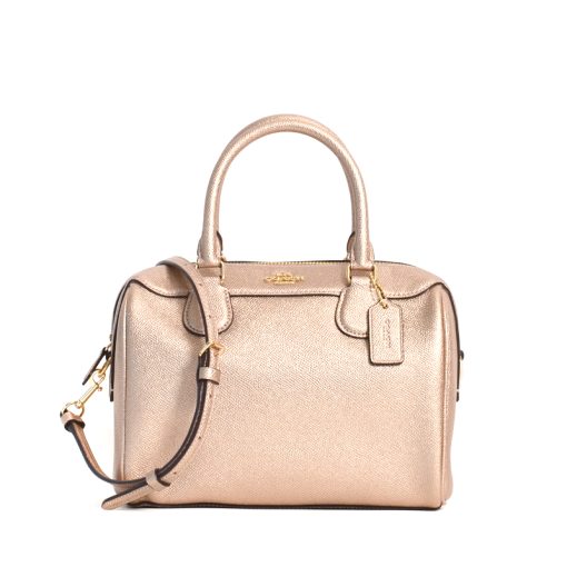 Coach mini bennett rose gold on sale