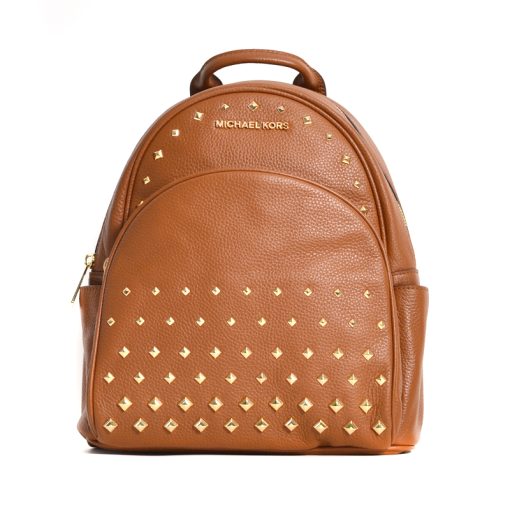 Michael Kors Abbey MD Studded Backpack Leather Luggage - Averand