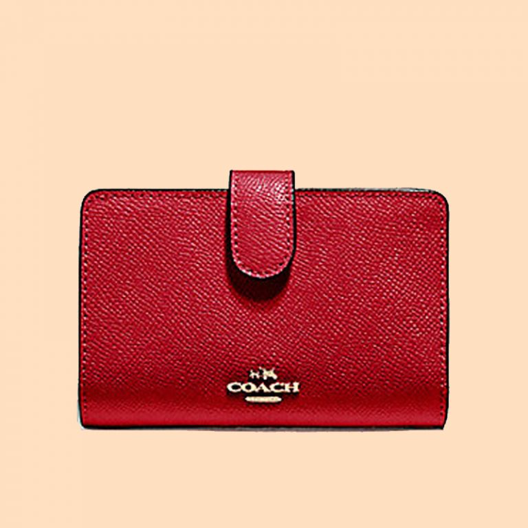 Coach Medium Corner Zip Wallet True Red ETA 9th May Averand