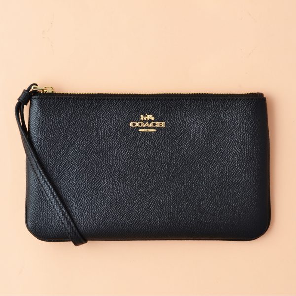 Coach Large Wristlet Black - Averand