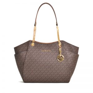 jet set travel large chain shoulder tote