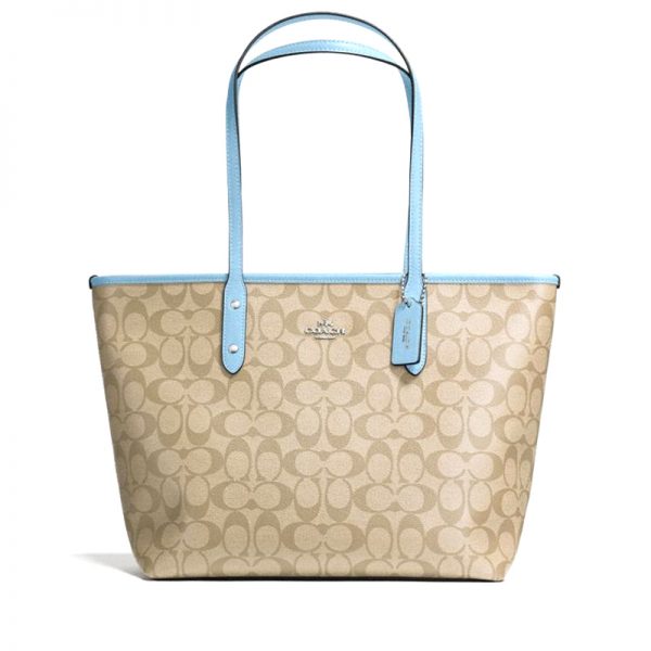 coach city tote zip