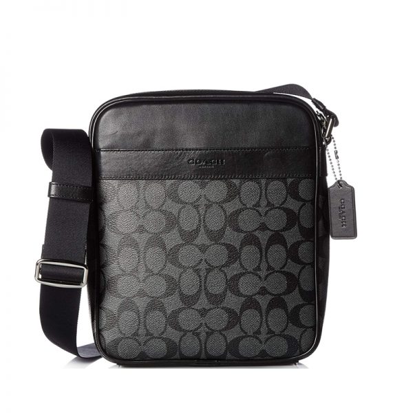 Coach Charles Flight Signature Charcoal Black - Averand