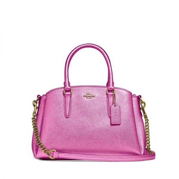 Coach Mini Sage Carryall Metallic Tulip - Averand