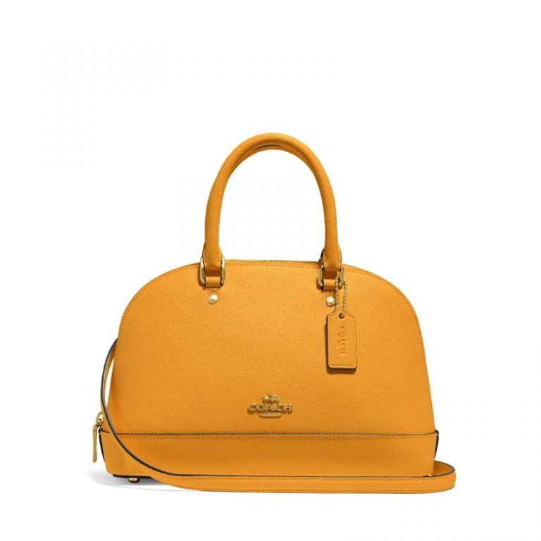 Coach Mini Sierra Satchel Mustard Yellow - Averand