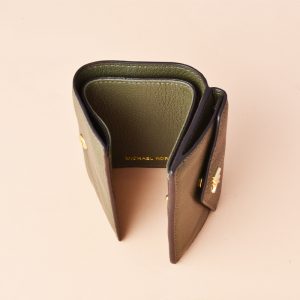 mk small leather envelope wallet