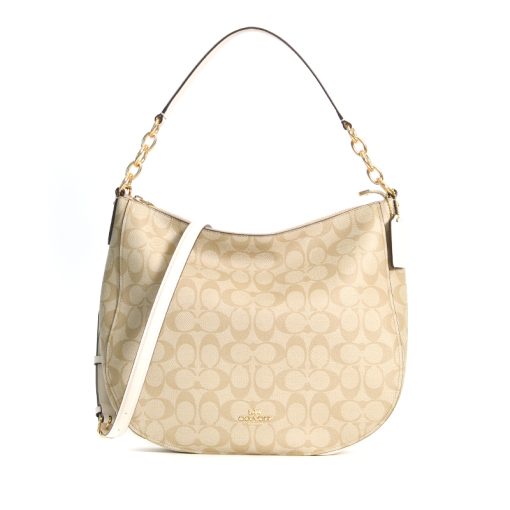 Coach signature sale elle hobo