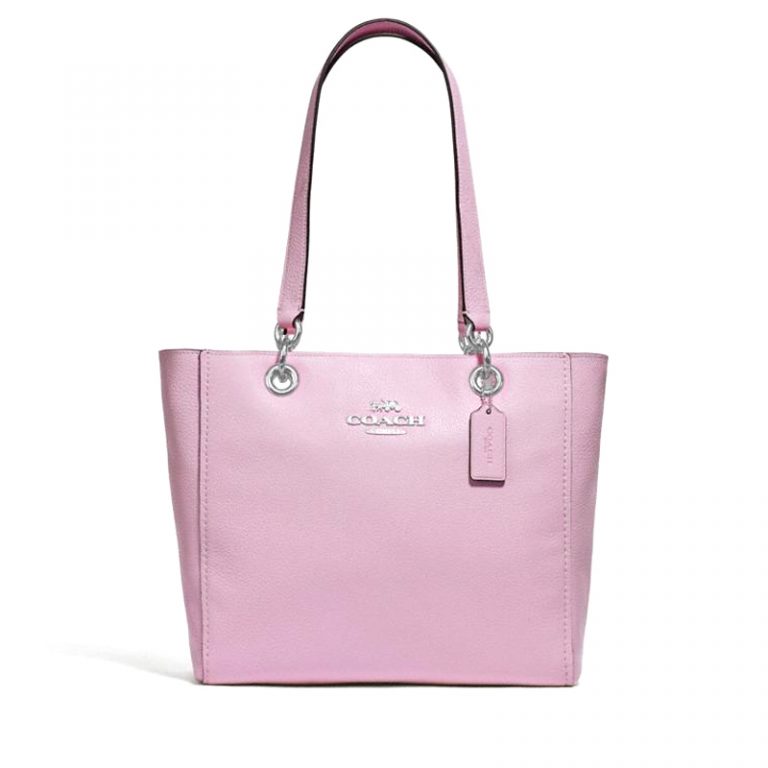 coach jes tote purple