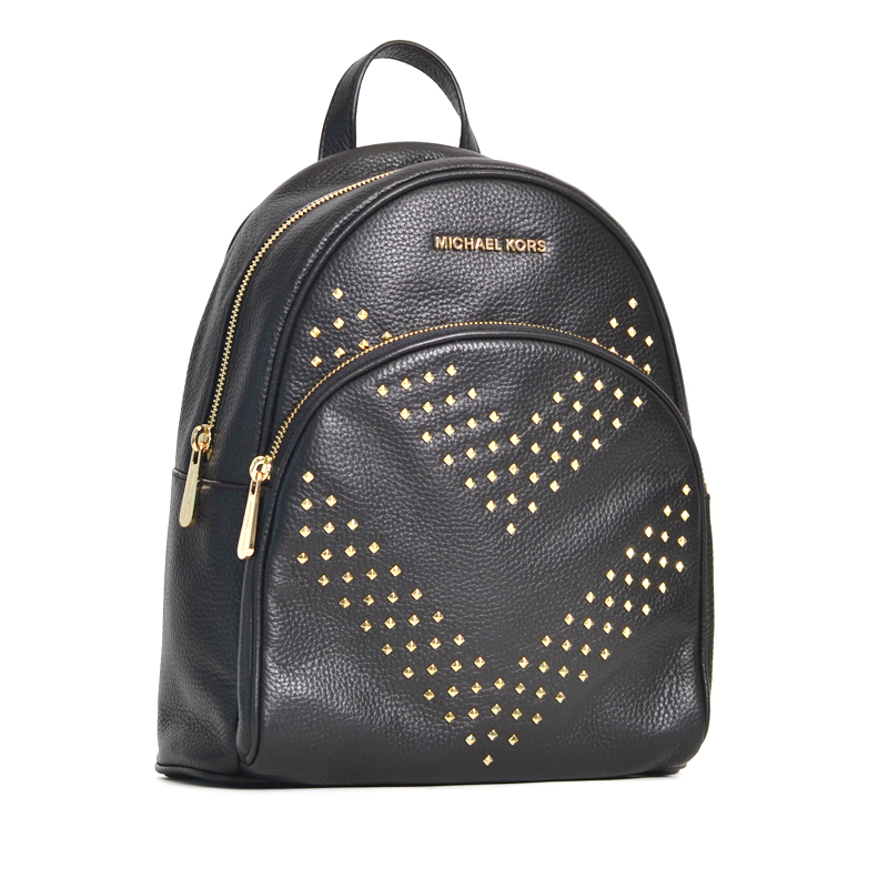 Michael Michael Kors Small Studded Leather Backpack In Nero  ModeSens