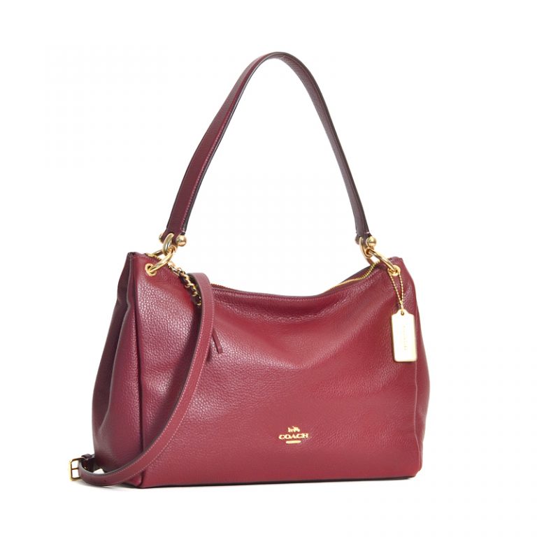 coach leather mia shoulder bag