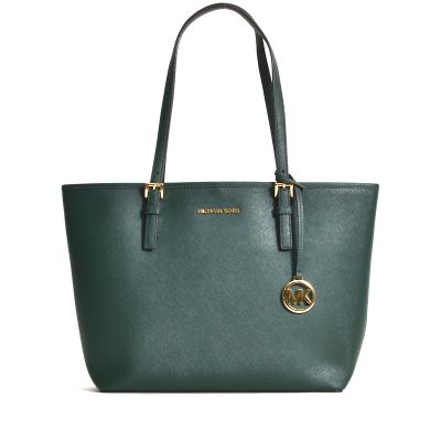 michael kors jet set tote green