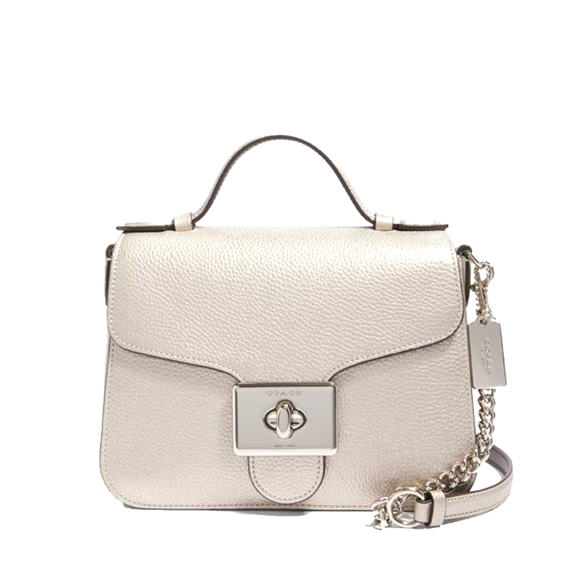 Coach Cassidy Top Handle Crossbody Platinum - Averand