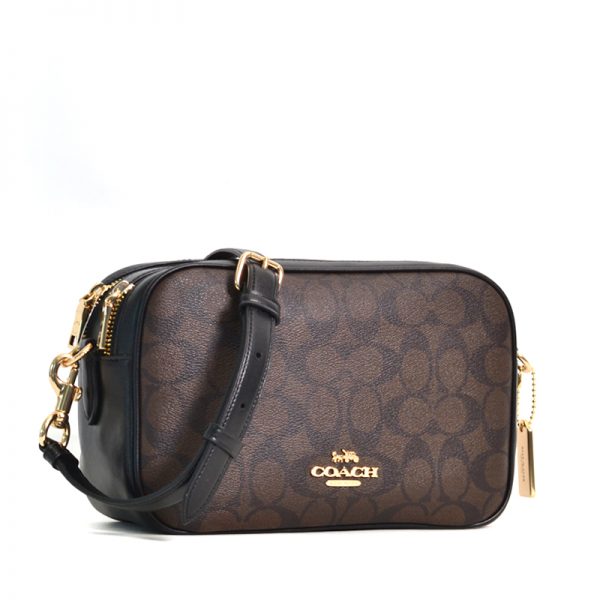 Coach Jes Crossbody Signature Brown Black Averand