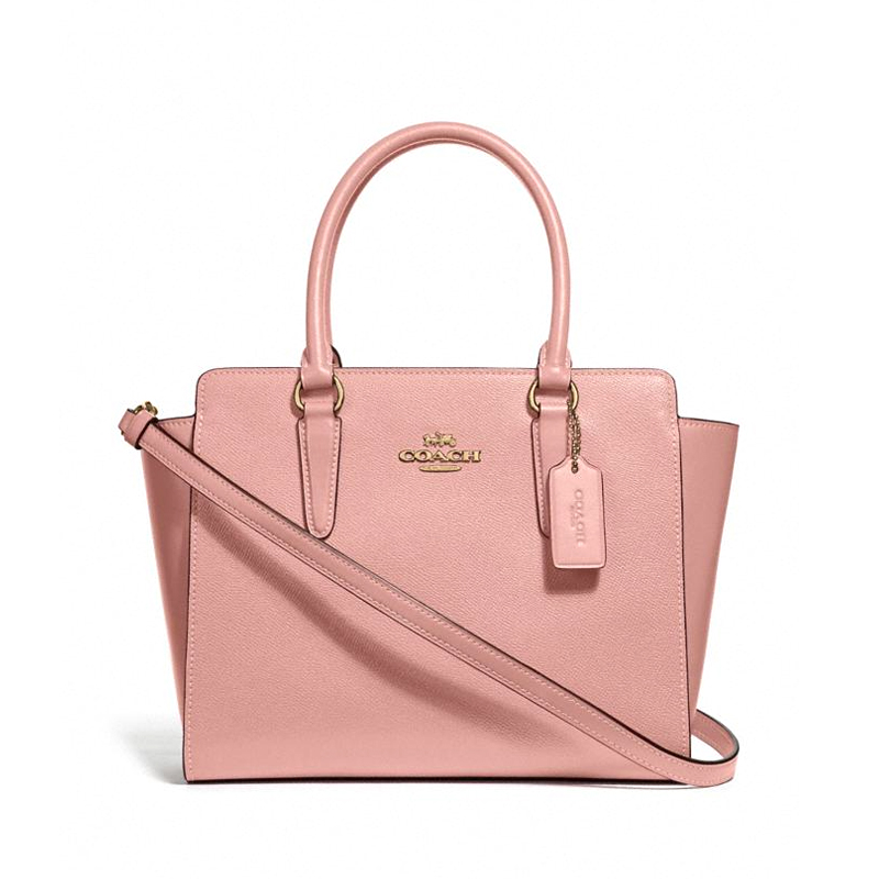 Coach Leah Satchel Pink Petal - Averand