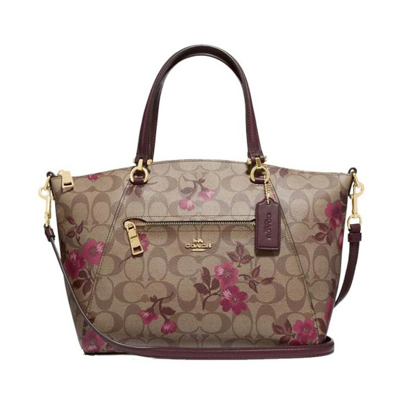 Coach sale floral satchel