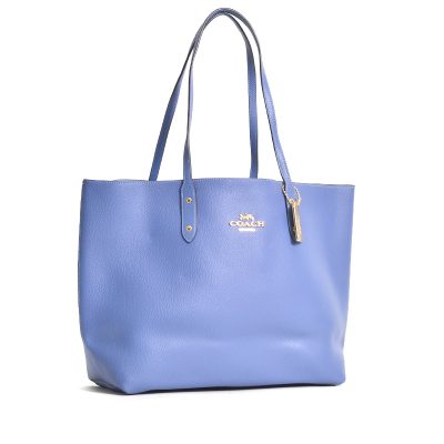 coach town tote blue