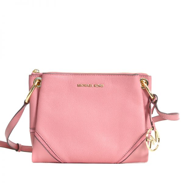 Michael Kors Nicole Triple Compartment Crossbody Rose - Averand