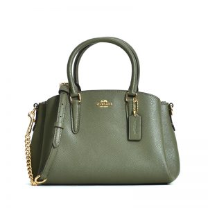 sage green mini bag