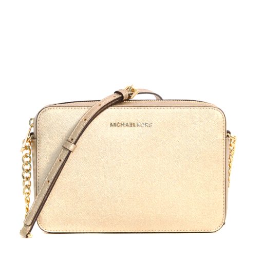 Michael kors jet store set crossbody pale gold