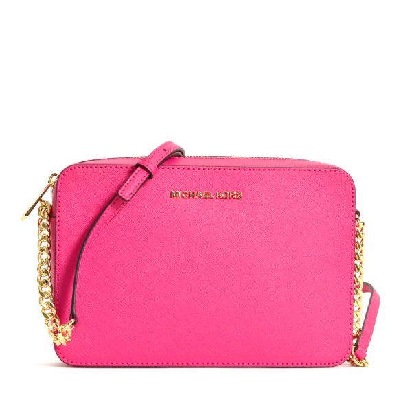 Michael Kors Jet Set Item Large East West Crossbody Electric Pink - Averand