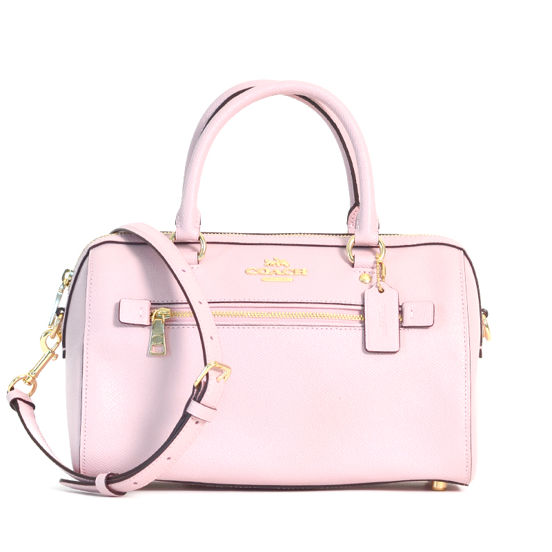 coach blossom pink satchel tote bag