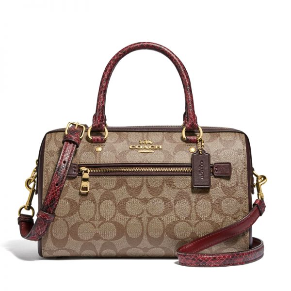 Coach Rowan Satchel Platinum - Averand