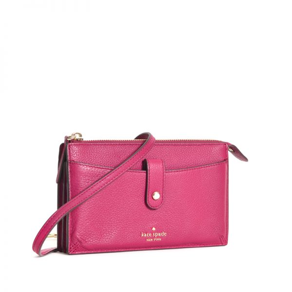 Kate Spade Jackson Small Tab Crossbody Cranberry - Averand