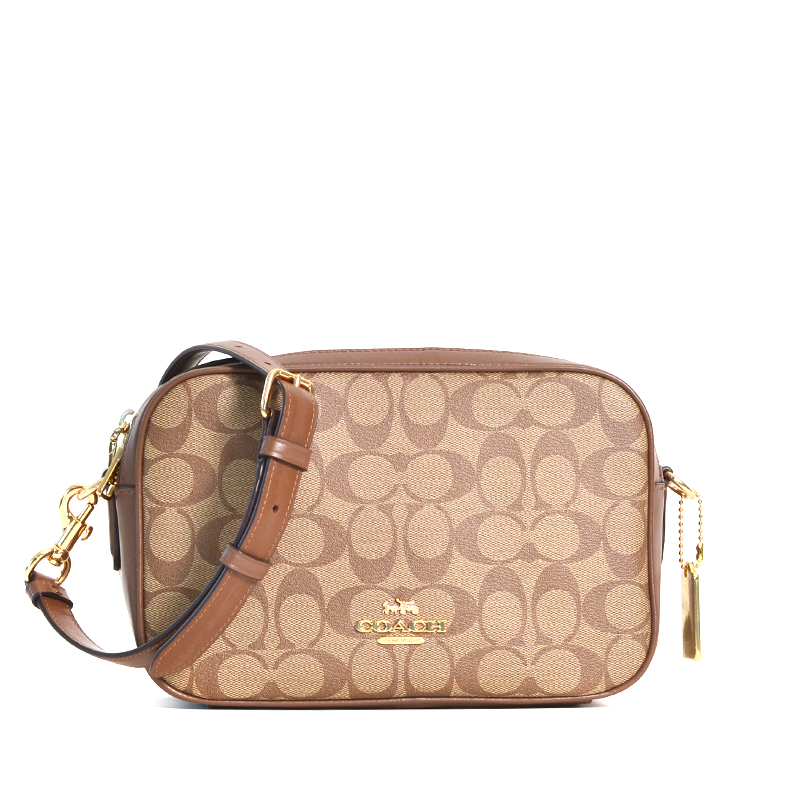 Coach Jes Crossbody Signature Khaki Saddle 2 - Averand