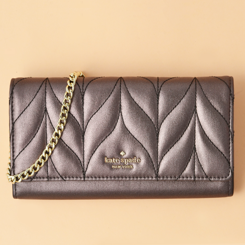 kate spade quilted clutch