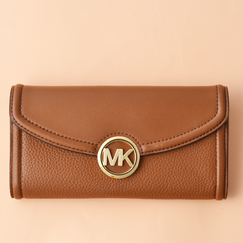 michael kors fulton flap continental leather wallet
