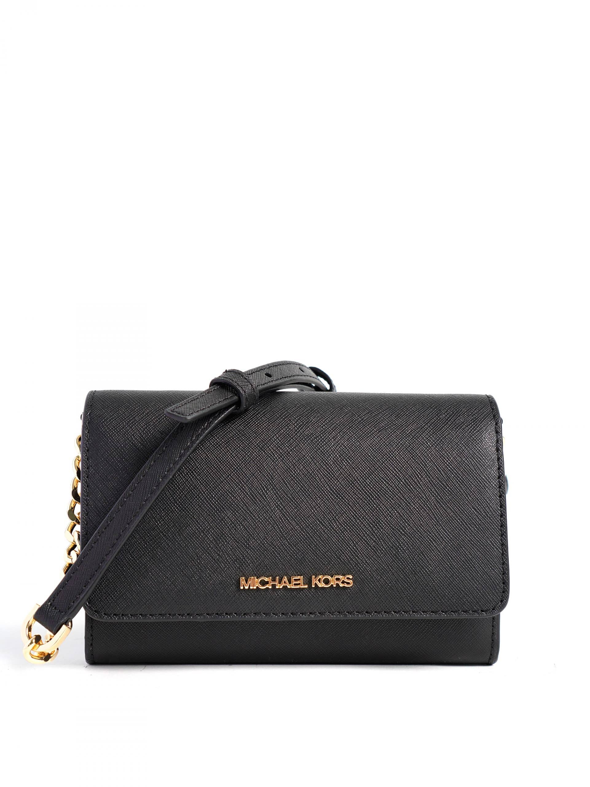 Michael Kors Women Medium Satchel Messenger Handbag Purse Crossbody -Black  Gold | eBay