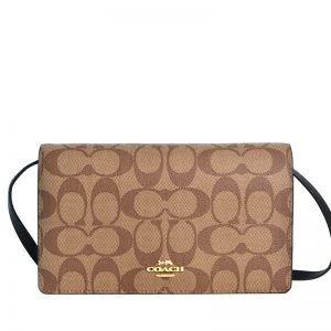 coach crossbody clutch black