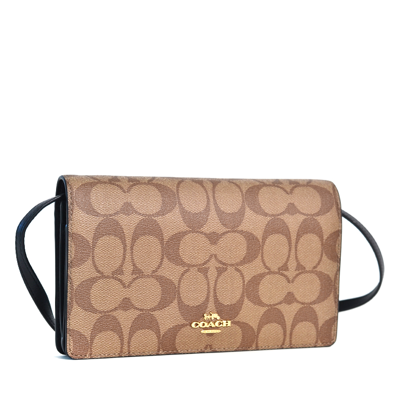 Foldover crossbody clutch discount coach