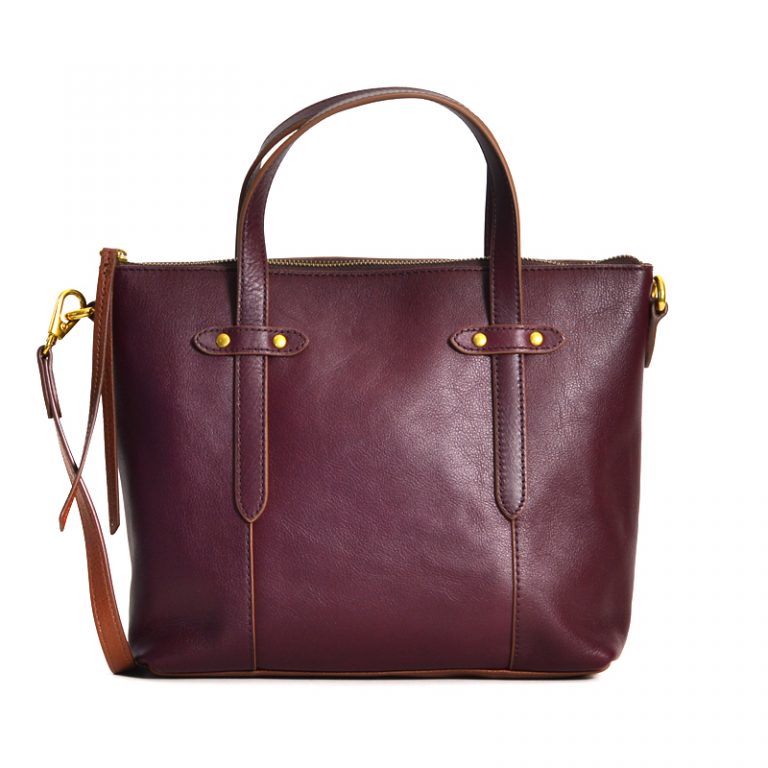 fossil felicity satchel medium brown