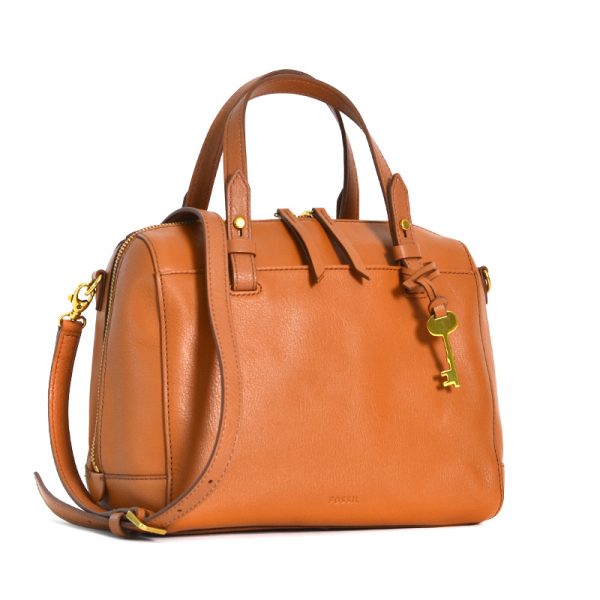 fossil rachel leather satchel