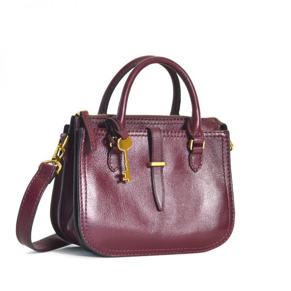 fossil ryder satchel feige