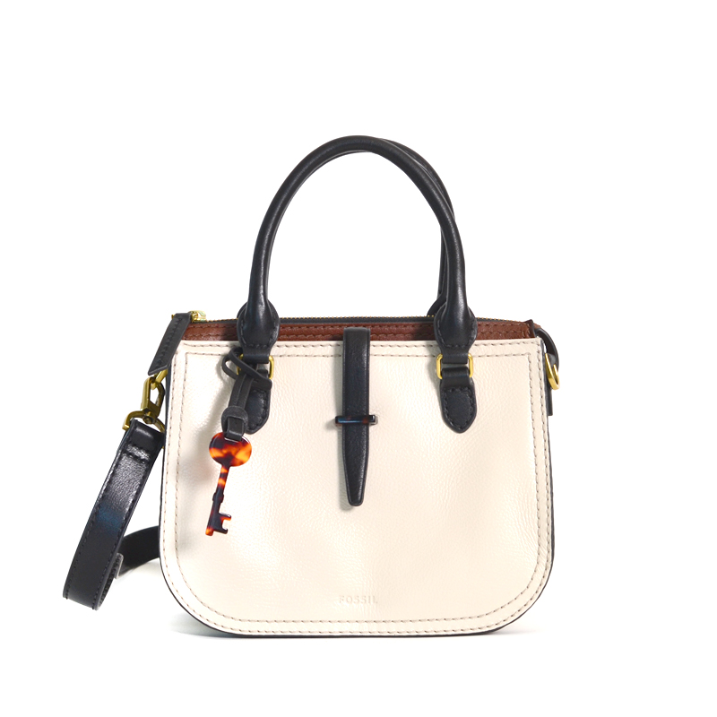 Fossil Ryder Mini Satchel Neutral Multi Averand