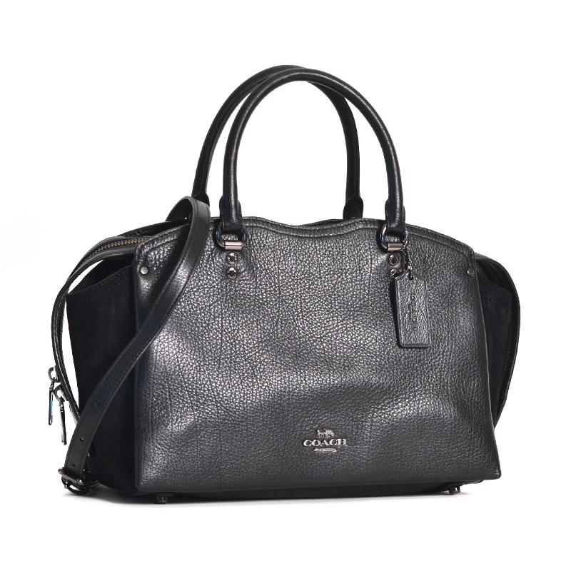 Coach black satchel discount drew cross body bag