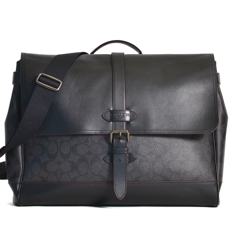Coach Hudson Messenger Signature Black Averand