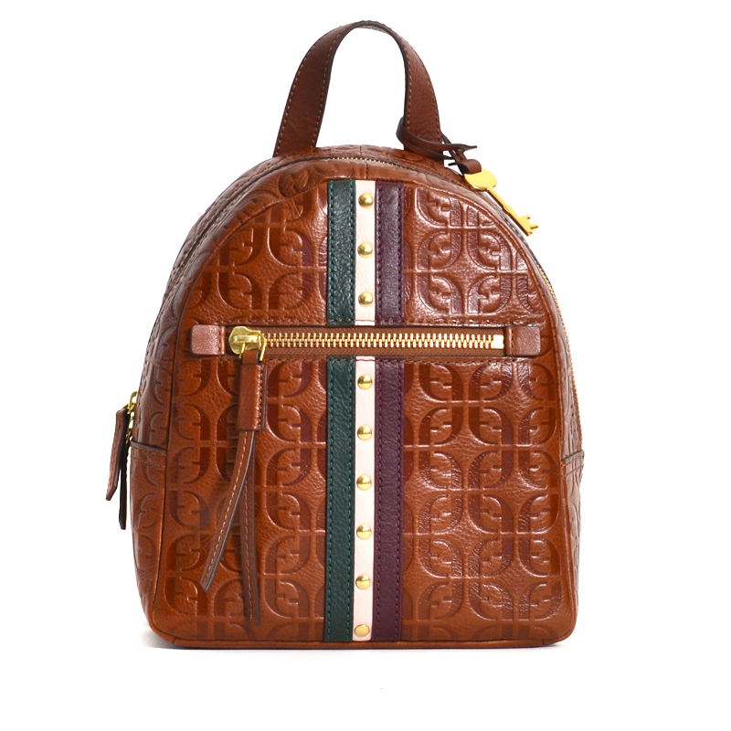 Fossil Megan Backpack Brown Multi Averand