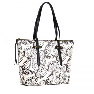 fossil felicity tote butterfly