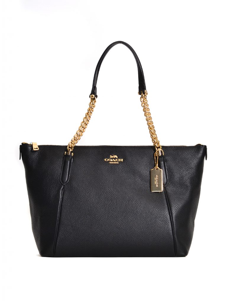 coach ava tote chain