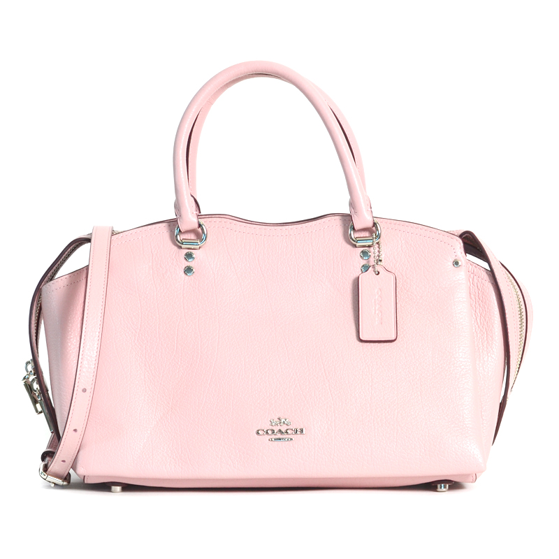 coach blossom pink satchel tote bag