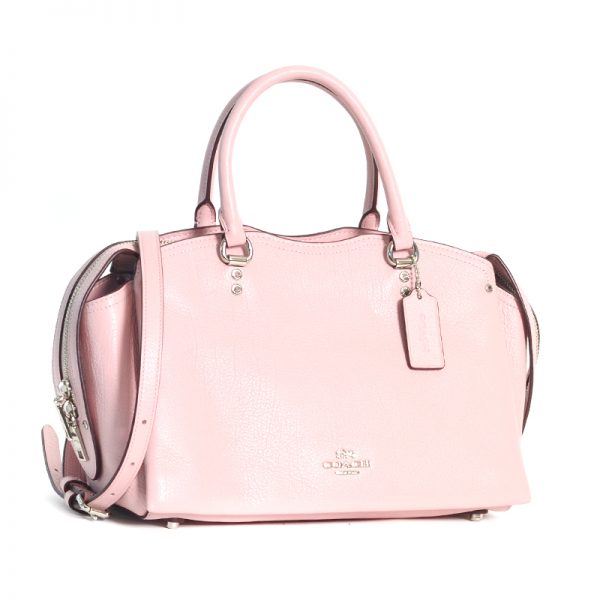 coach blossom pink satchel tote bag