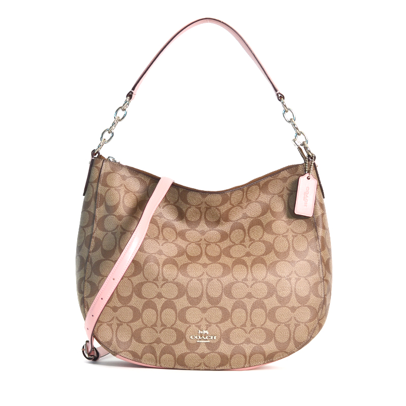 Coach signature sale elle hobo